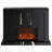 LED Fireplace With Timer, Adjustable Brightness, Black Mirrored Glass 47 Inch