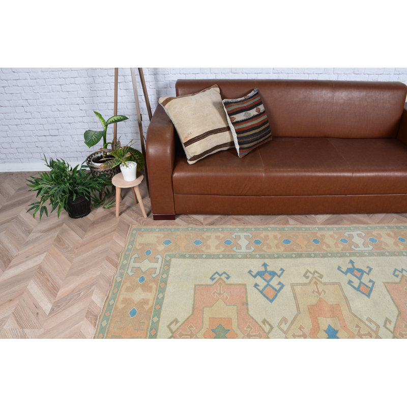 Tapis beige en laine Anatolian Vintage