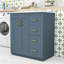 Ensemble de meuble-lavabo simple autoportant avec lavabo sous le comptoir en céramique Camuto Modern-317715550
