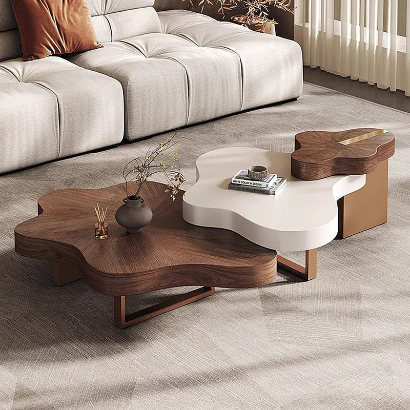 Modern personalized light luxury coffee table
