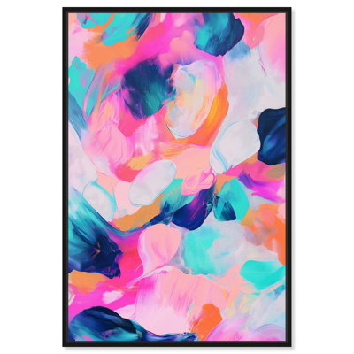 Dancing Tones II Canvas Modern Colour Abstract by Art Remedy