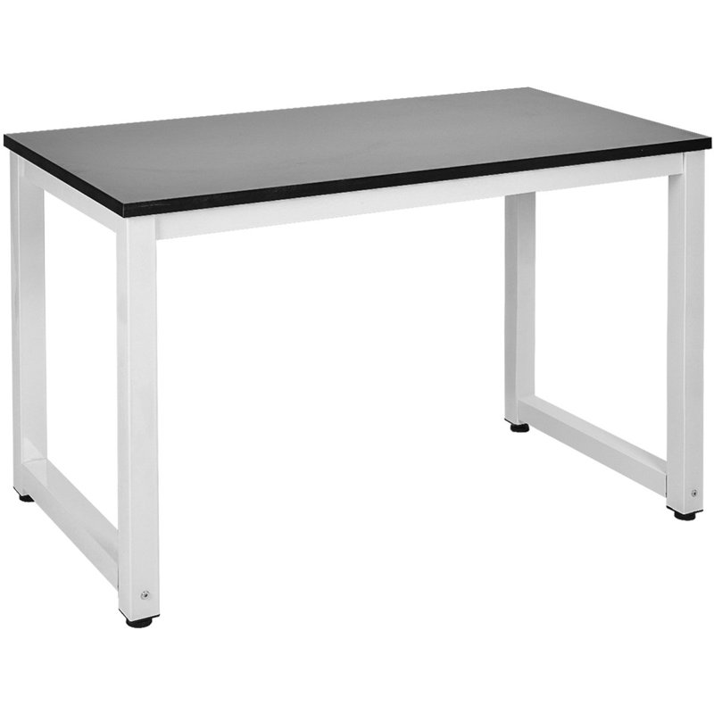 Nichole Steel Writing Desk, Black/White