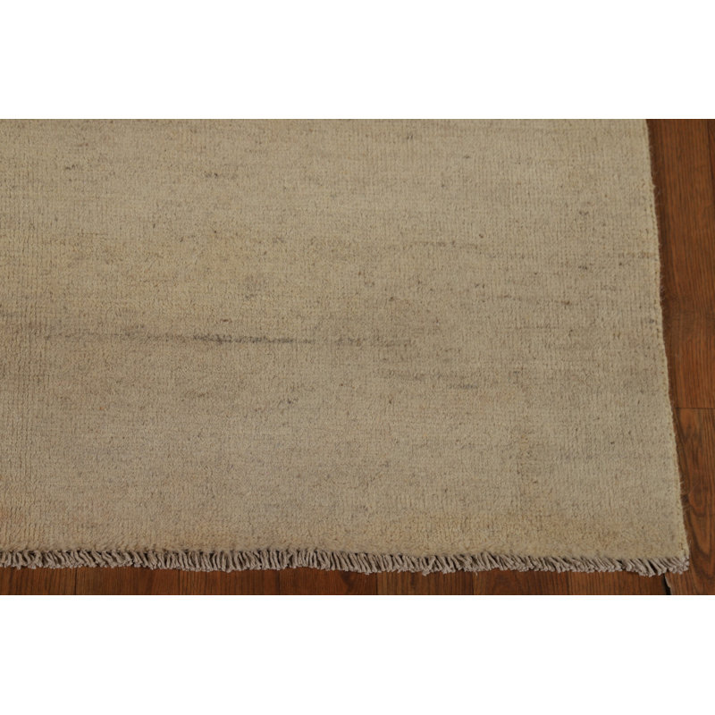 Tapis beige uni Gabbeh