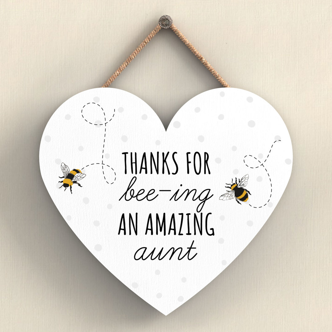 Bee Thanks For Bee-ing Aunt Wall Décor