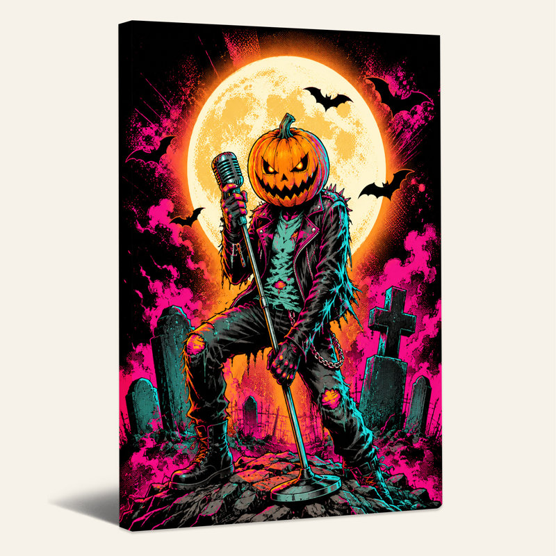 Jack O Lantern Rocker, H 18 po x l 12 po