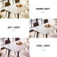Rectangular Sintered Stone Table in Gloss White, Carbon Steel Frame with Four-Leg Support-429542386