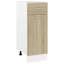 Louiza Drawer Bottom Cabinet Lyon 30x46x81.5 cm Engineered Wood-241599605