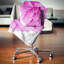 Doux pétales de fleurs abstraites mauves - coussin à imprimé floral-30721165-30721168