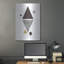 Orren Ellis «Deco Black Triangle» par Sabrina Balbuena, art mural en métal-91749701