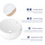 16" X 16'' Circular Vitreous China Bathroom Vessel Sink in White