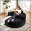 Canapé-lit simple en éponge de 55 po en chenille de 55 po, aucun assemblage requis, fauteuil-lit moderne moelleux pour le salon, la chambre à coucher et le salon-1290854741