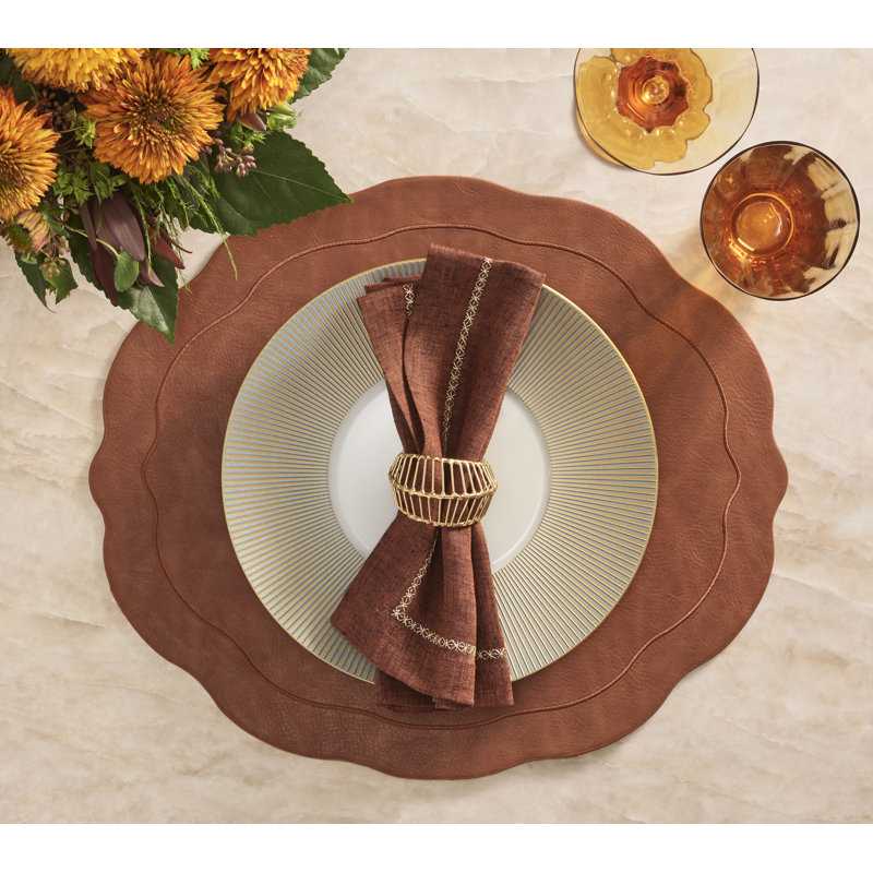 Tailored Placemat, Brown