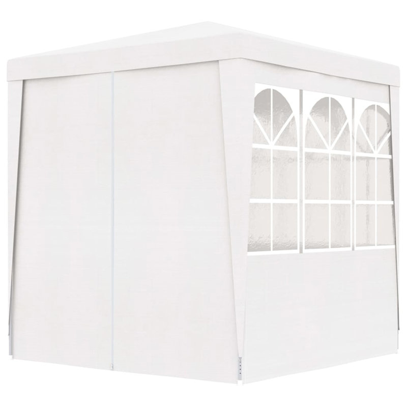 Benja 2m x 2m Steel Party Tent, 2.5m x 2.5m, White
