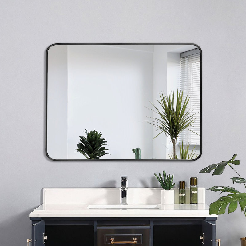 Miroir mural Giglia, Noir