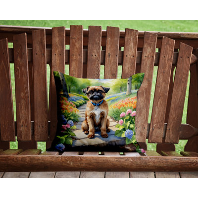 Spring Path Outdoor Throw Pillow
