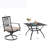 Alyah 4 - Person Patio Dining Set with Square Table , Cushions Included
