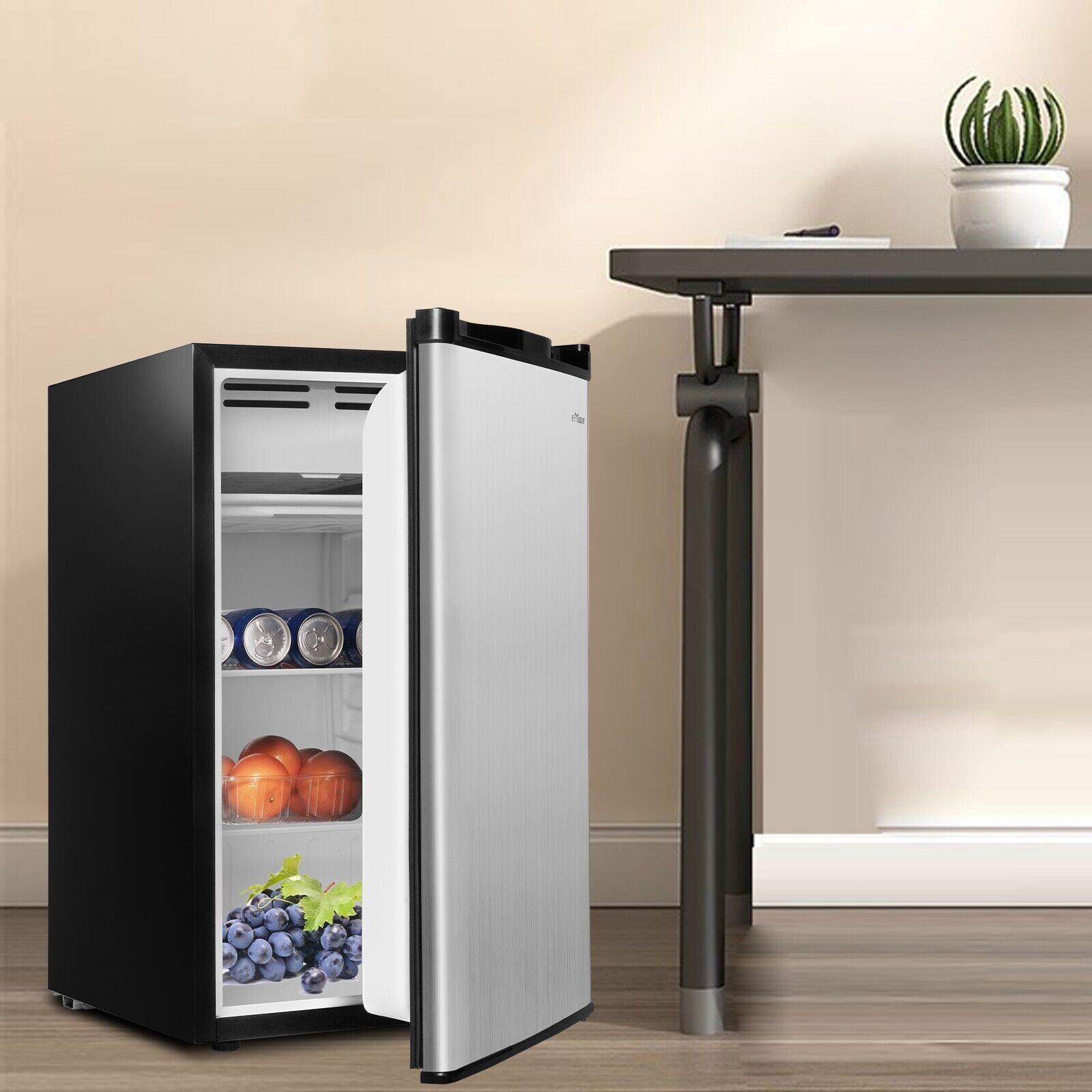 ACEM 3.2 Cubic Feet Freestanding Mini Fridge with Freezer - Wayfair Canada