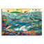  «Coco Island» par DoodleScapes, art mural en verre acrylique, 16 po x 12 po