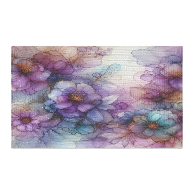 Tapis tressé Lilas Haze, Rectangulaire 3 pi x 5 pi