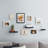 Engineered Wood Picture Frame - Set of 7 with Mat-2063421981