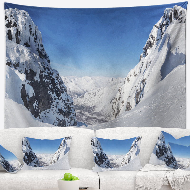 Tapisserie Schafer dans le Northern Winter Hills, H 78 po x l 92 po