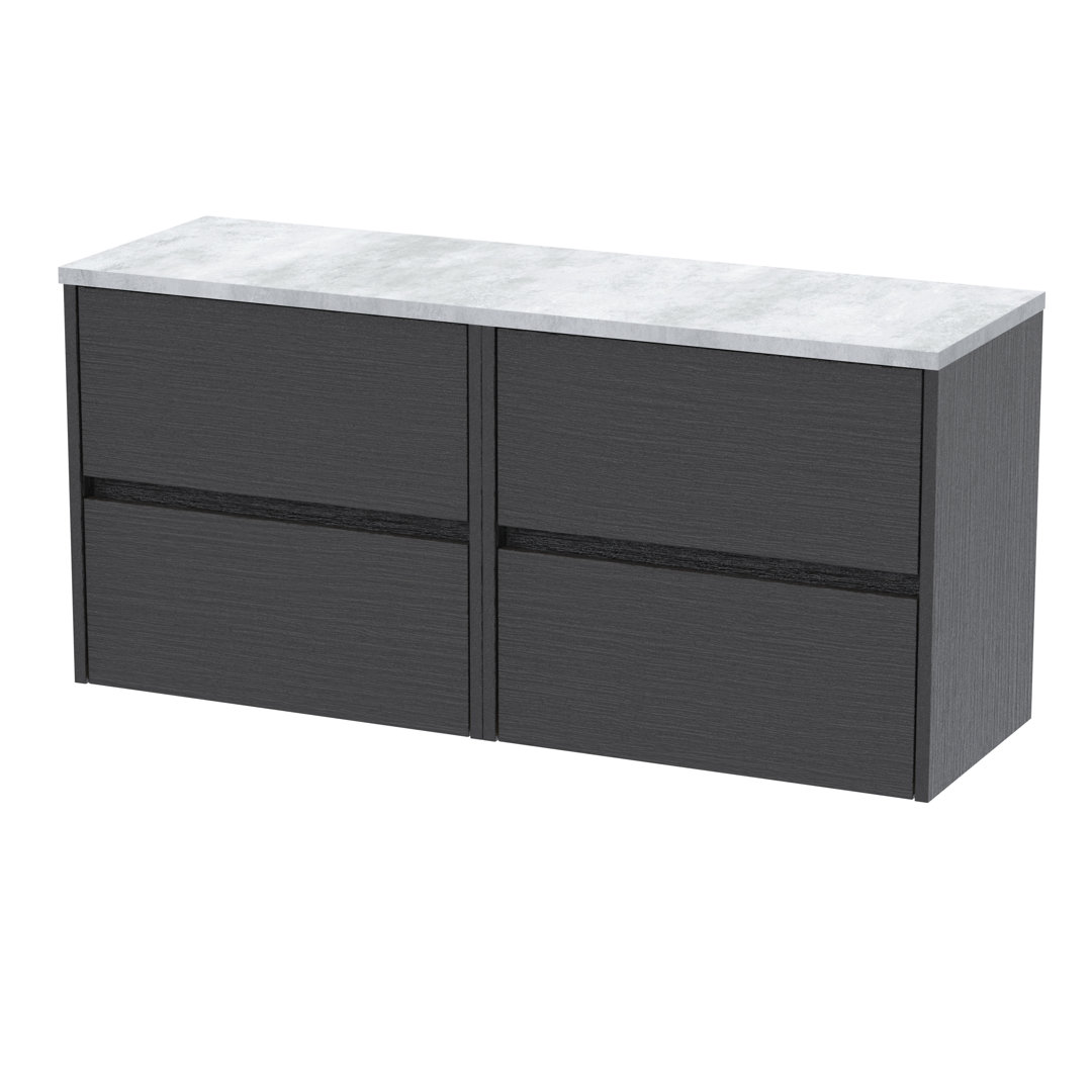 Havana 120.5cm Double Bathroom Vanity Base Only