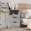 40cm W Manufactured Wood Bedside Table-384436016-351968000