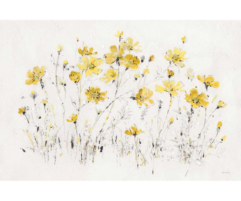 Art sur toile, Lisa, art sur toile tendue, Wildflowers I, H 13 po x l 18 po