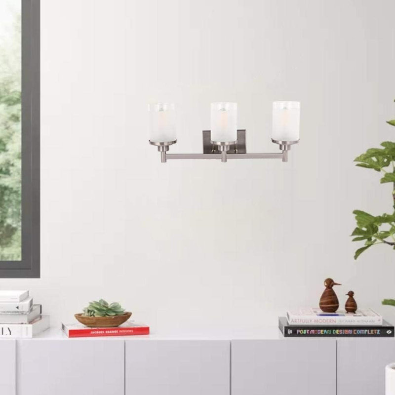 Lumière DEL pour meuble-lavabo, 3, Nickel brossé