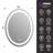 Lunara UL Certified Oval LED Wall Mirror with Bright Front Light&Backlit 192LEDs/m, 3-Colors Dimmable, Defogger, IP54 Waterproof-1583354914