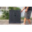 EHHLY Heavy Duty Small Storage Cabinet Outdoor Weatherproof, 14 Cuft Garage Storage Cabinet with 2 Adjustable Shelves, Lockable Kitchen Pantry Closer Organizer, 31Wx23Lx34H, Polar White-121187881