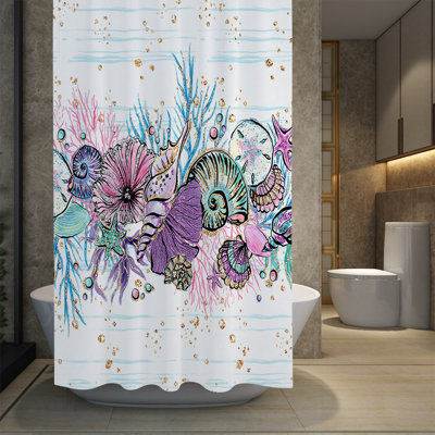 Rideau de douche simple Keomi