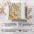 Abstract Golden Geode Crystals Marble XII Modern