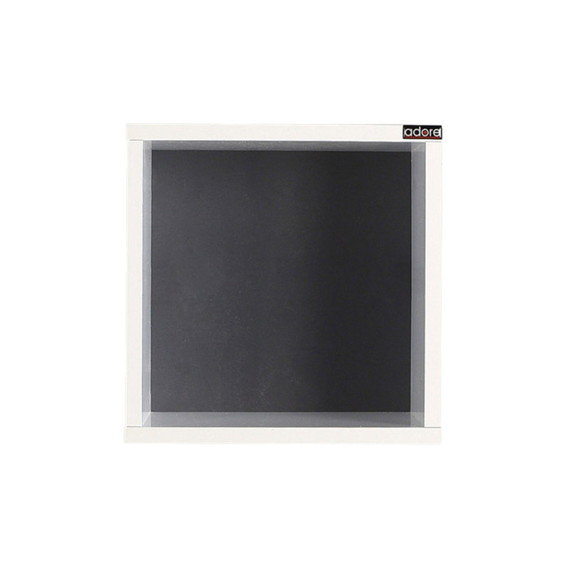 Square Cube Shelf, Diamond White