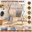 Séchoir à linge pliable en métal, séchoir à linge extensible pour l'intérieur