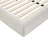 Modern Curved Upholstered Low Profile Platform Bed with Rounded Headboard-123084281-94602567
