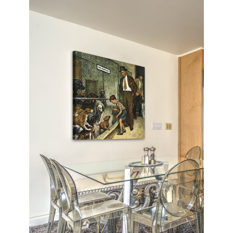 « dog dièse » par amos sewell, reproduction d’art sur toile tendue, H 48 po x l 48 po