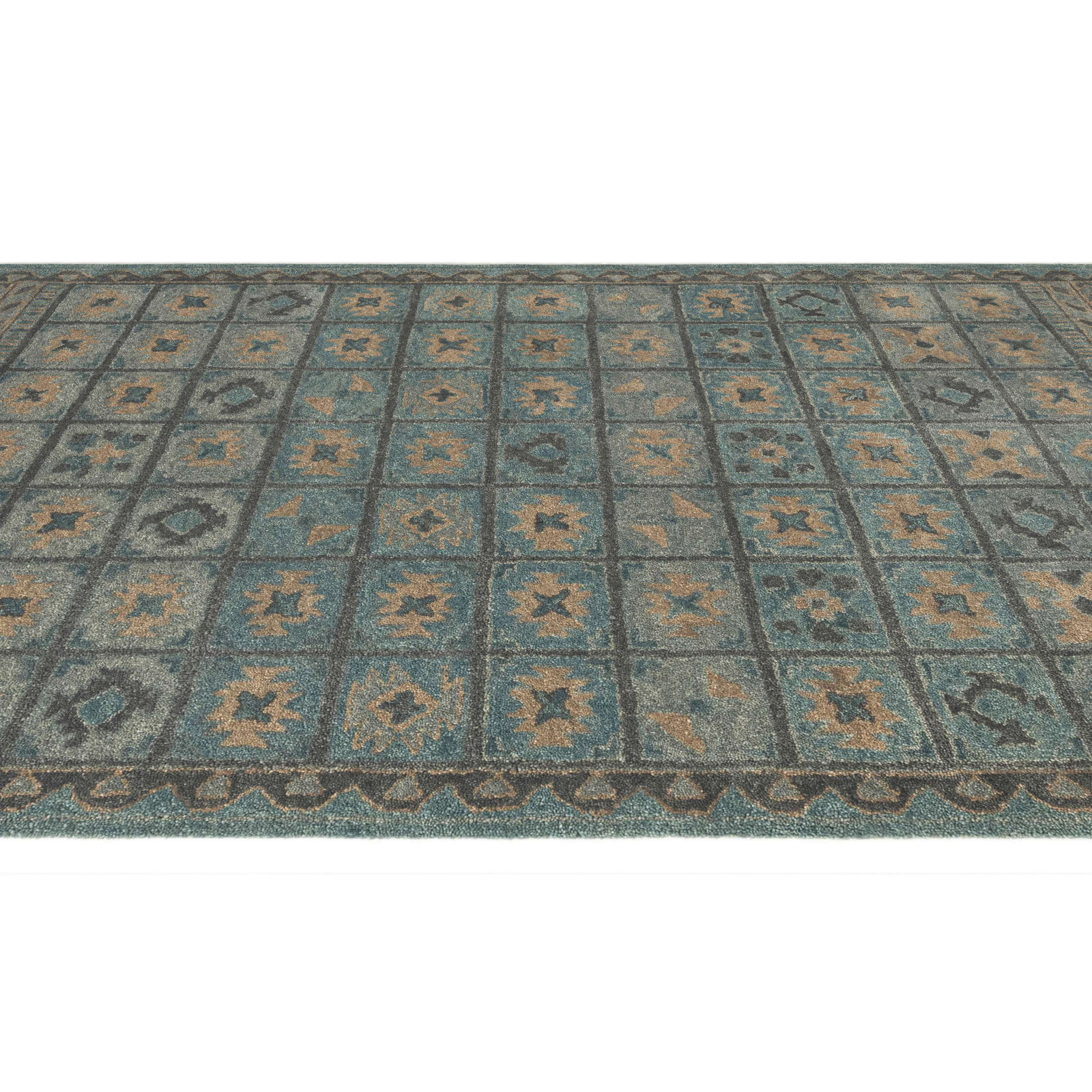 Esther Hand Tufted Wool Indoor Rug, Runner 2'6" x 8'
