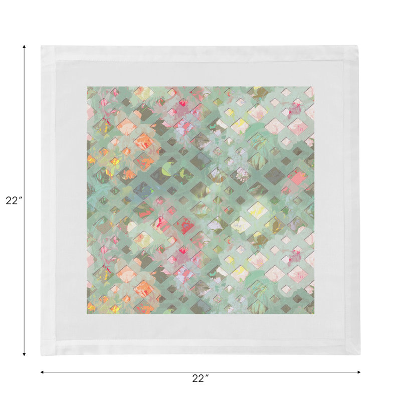 Defosse Trellis Square Napkins, Brandun