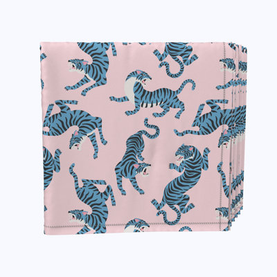 Polyester Animal Print Square Napkin