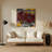 Neo Expressionism 15 Brown Metal Wall Art