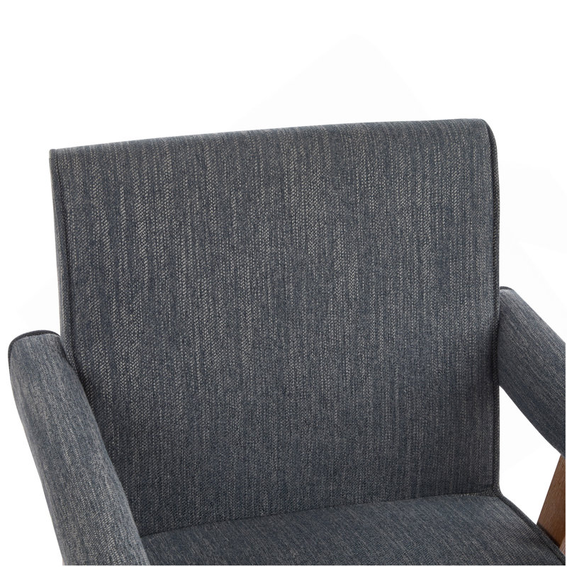 Fauteuil de salle à manger en tissu Poppy