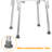 Heavy-Duty Backless Shower Bench with Arms