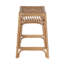 Beachwood 24.75 in. Seat Height Square Rattan Count Stool-377947274