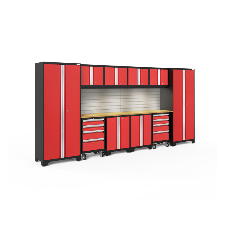 Bold Series 12 Piece Complete Storage System Set, Red