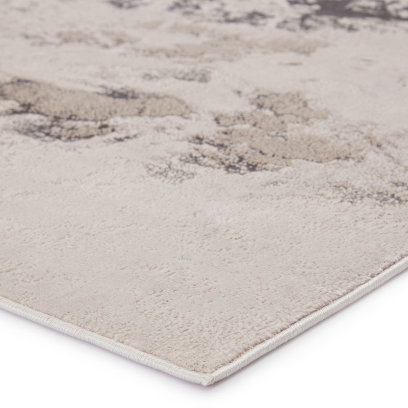 Tapis d'intérieur gris clair / argenté Lia, Tapis de couloir 2 pi 2 po x 8 pi