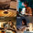 FANHAO Portable LED Modern Table Lamp, 1-Light, Desk Lighting, Touch Control, USB Charging Port