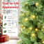 Arbre de Noël artificiel illuminé 6 pi avec 845 pointes de branches denses, 350/500/600 lumières DEL-1081104644