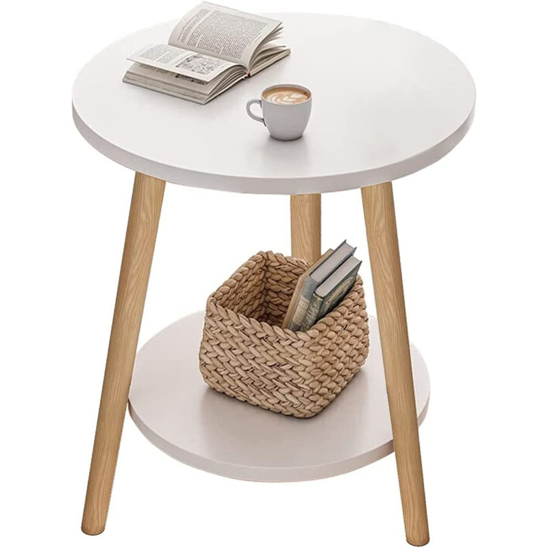 Phippen End Table, White