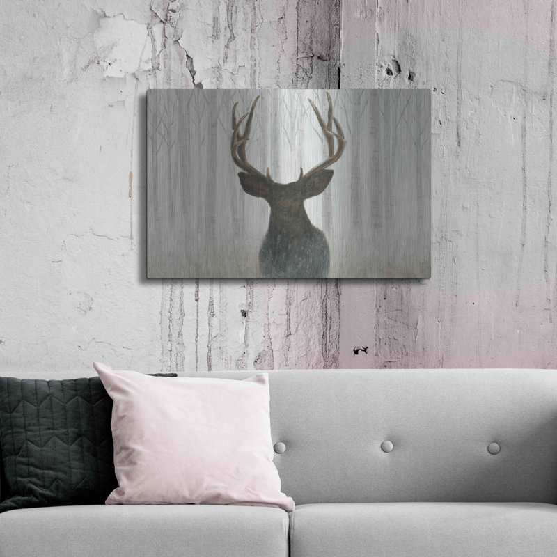 «Into the Forest» par James Wiens, art mural en métal, H 24 po x l 36 po
